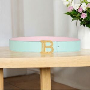 NWT Balmain Reversible B-Belt (75)